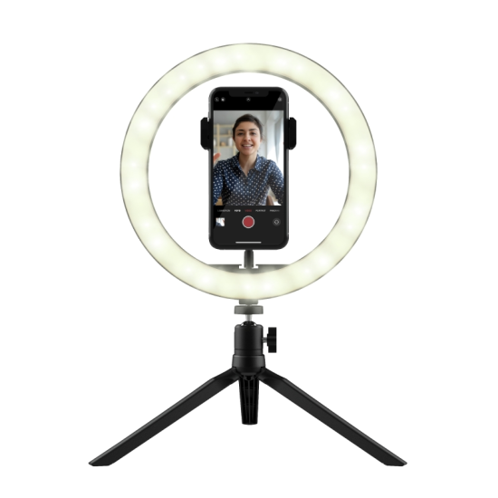 Ринг лампа | TRUST Maku Ring Light Vlogging Kit Ринг лампа | TRUST Maku Ring Light Vlogging Kit