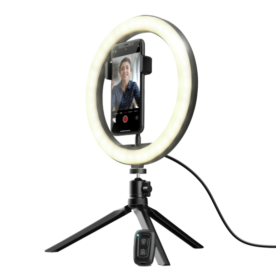 Ринг лампа | TRUST Maku Ring Light Vlogging Kit Ринг лампа | TRUST Maku Ring Light Vlogging Kit