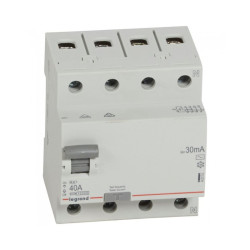 ДЕФЕКТНОТОКОВА ЗАЩИТА RX-3 4Р 40А 30mA 6kA LEGRAND