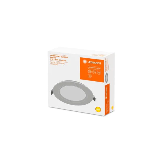 LED ВГРАДЕНО ОСВЕТИТЕЛНО ТЯЛО DL SLIM GEN2 DN155 12W/6500K WT IP20 LEDVANCE LED ВГРАДЕНО ОСВЕТИТЕЛНО ТЯЛО DL SLIM GEN2 DN155 12W/6500K WT IP20 LEDVANCE