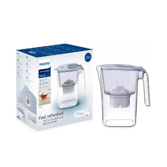 ФИЛТРИРАЩА КАНА ЗА ВОДА 3л С ТАЙМЕР PHILIPS - СИН ФИЛТРИРАЩА КАНА ЗА ВОДА 3л С ТАЙМЕР PHILIPS - СИН