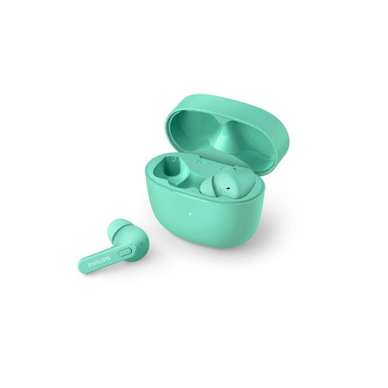BLUETOOTH TWS СЛУШАЛКИ TAT2206GR PHILIPS - ЗЕЛЕН BLUETOOTH TWS СЛУШАЛКИ TAT2206GR PHILIPS - ЗЕЛЕН