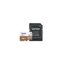КАРТА ПАМЕТ micro SDXC 128GB Class10 100/90MBs A2 V30 U3 LEXAR