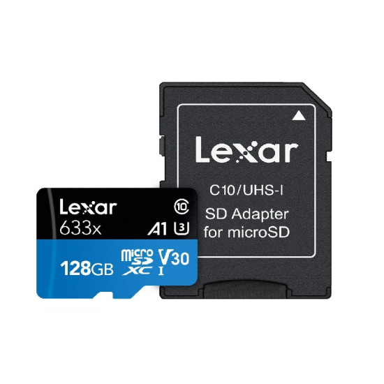 КАРТА ПАМЕТ micro SDXC 128GB Cl10 160/120MB/s A2,V30,U3 LEXAR КАРТА ПАМЕТ micro SDXC 128GB Cl10 160/120MB/s A2,V30,U3 LEXAR