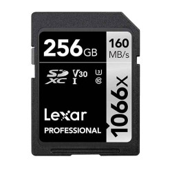 КАРТА ПАМЕТ SDXC 256GB 160/120MB/s UHS-I V30 U3 LEXAR