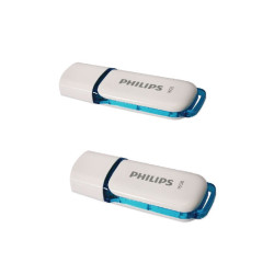 USB 2.0 16GB SNOW  2 PACK PHILIPS - СИН