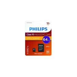 КАРТА ПАМЕТ Micro SDHC 64GB Class10 85MB/s PHILIPS