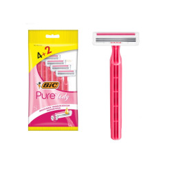 САМОБРЪСНАЧКА PURE 3 PINK ПЛ 4+2 BIC
