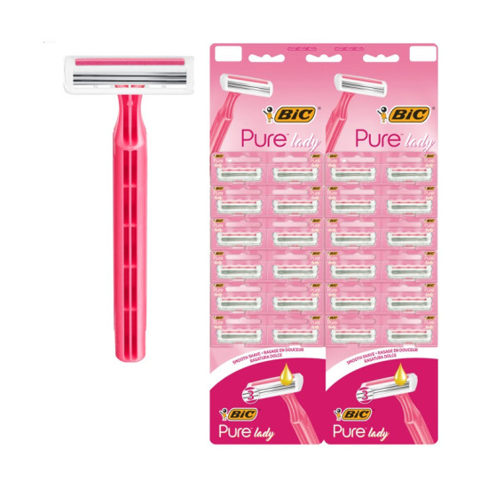САМОБРЪСНАЧКА PURE 3 PINK К 24 BIC САМОБРЪСНАЧКА PURE 3 PINK К 24 BIC