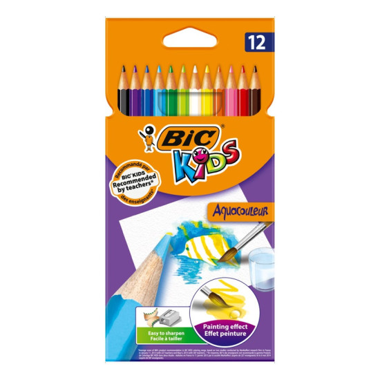 МОЛИВИ АКВАРЕЛНИ 12 ЦВЯТА BIC МОЛИВИ АКВАРЕЛНИ 12 ЦВЯТА BIC