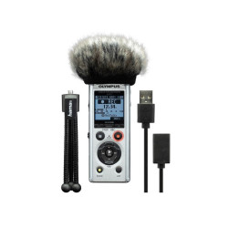 ПАКЕТ ДИКТОФОН+МИКРОФОНИ LS-P1 Podcaster Kit OLYMPUS