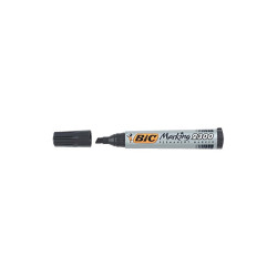 ПЕРМАНЕНТЕН МАРКЕР СКОСЕН ВРЪХ BIC - ЧЕРЕН
