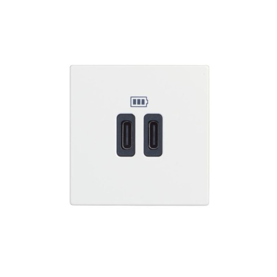 USB ТИП С РОЗЕТКА 2 МОДУЛА CLASSIA LEGRAND - БЯЛ USB ТИП С РОЗЕТКА 2 МОДУЛА CLASSIA LEGRAND - БЯЛ