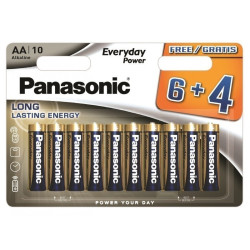 БАТЕРИЯ LR6/10BW 6+4F EPS EVERYDAY POWER PANASONIC