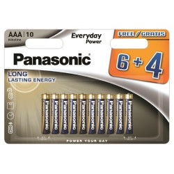 БАТЕРИЯ LR03/10BW 6+4F EPS EVERYDAY POWER PANASONIC