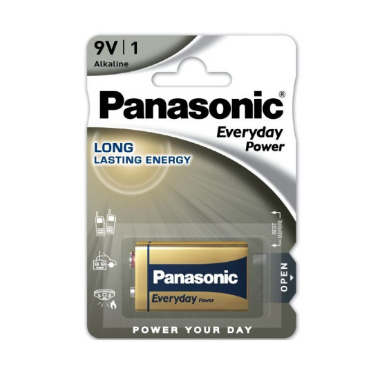 БАТЕРИЯ 6LR61/1BP EPS EVERYDAY POWER PANASONIC БАТЕРИЯ 6LR61/1BP EPS EVERYDAY POWER PANASONIC
