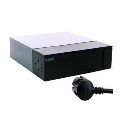 РАЗКЛОНИТЕЛ ЗА TV ЗОНА 4х2Р+Е и 4х2Р LEGRAND - ЧЕРЕН