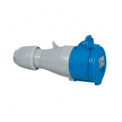 КУПЛУНГ IP44 3P+N+E, 32A 220/250V LEGRAND - СИВ/СИН