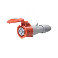 КУПЛУНГ IP44 3P+N+E, 32A 380/415V LEGRAND - СИВ/ЧЕРВЕН