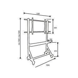 Стойка за под тип количка OMB VIDEO TROLLEY